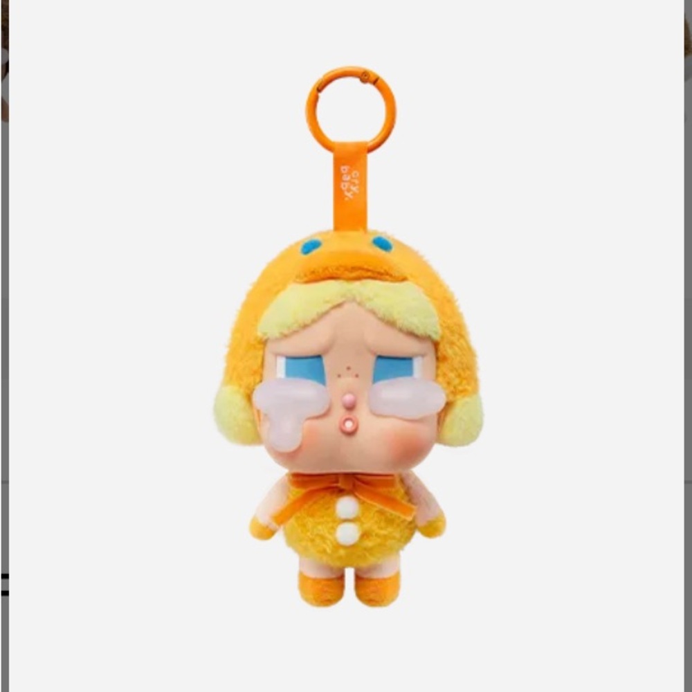 Authentic Pop Mart BNIB CRYBABY Crying Again Series-Plush Pendant- 💛Duck You💛